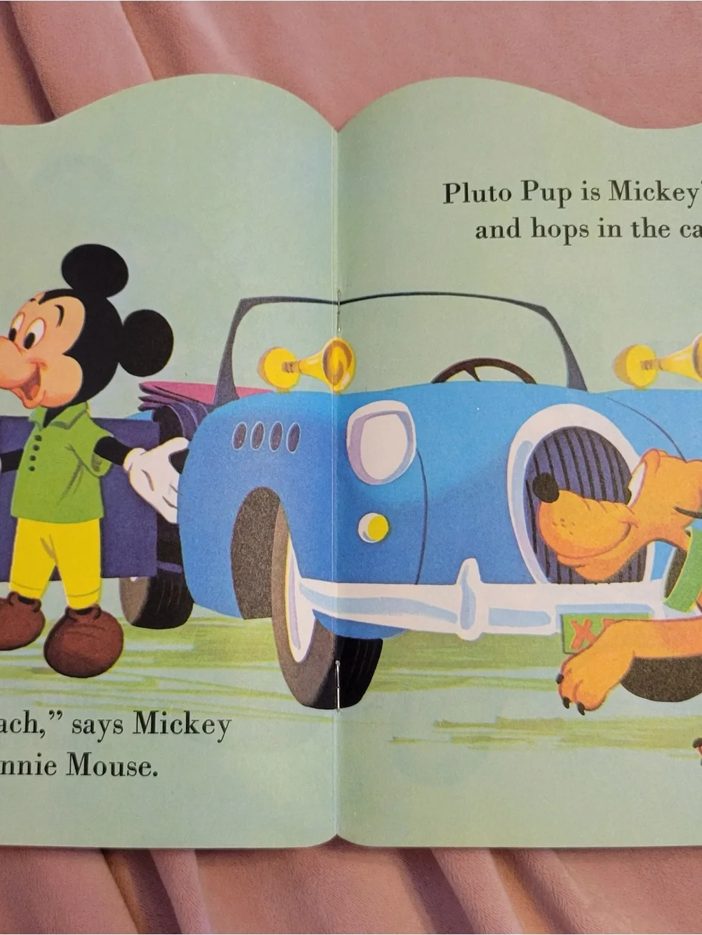 Vintage Walt Disney Mickey Mouse Book